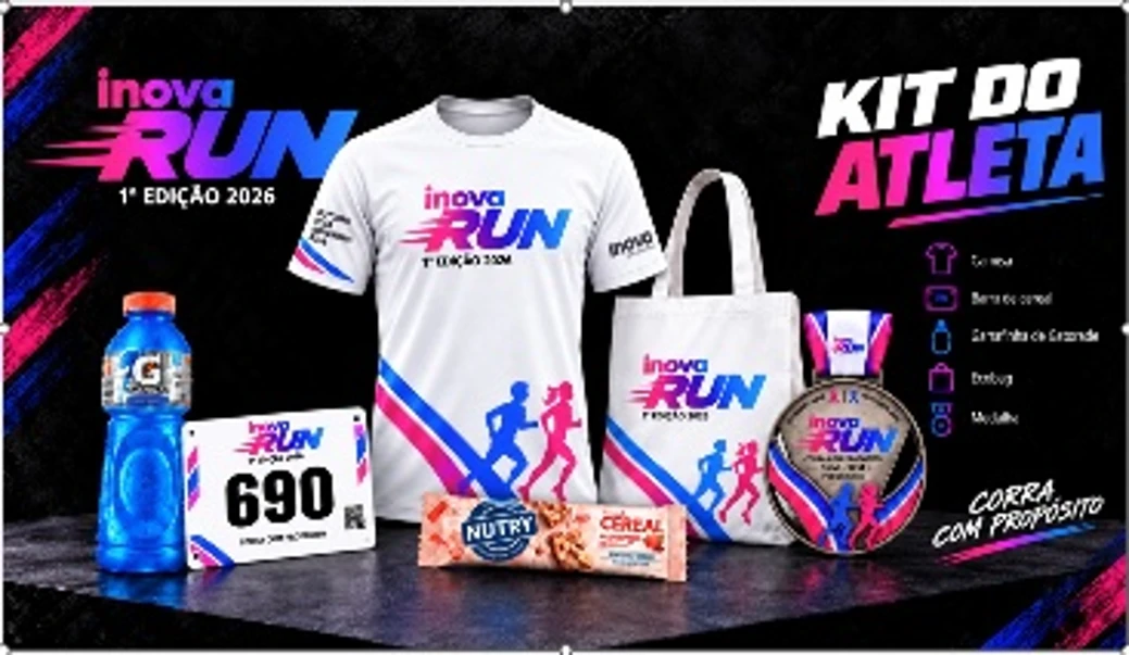 Kit do atleta InovaRun 2026